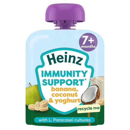 Heinz Immunity Support Banana, Coconut & Yoghurt Baby Food Pouch 7m+ 85g