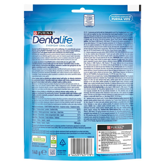 Dentalife Dental Chicken Cat Treats 140g