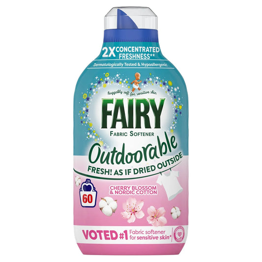 Fairy Outdoorable Fabric Conditioner Cherry Blossom & Nordic Cotton 840ml