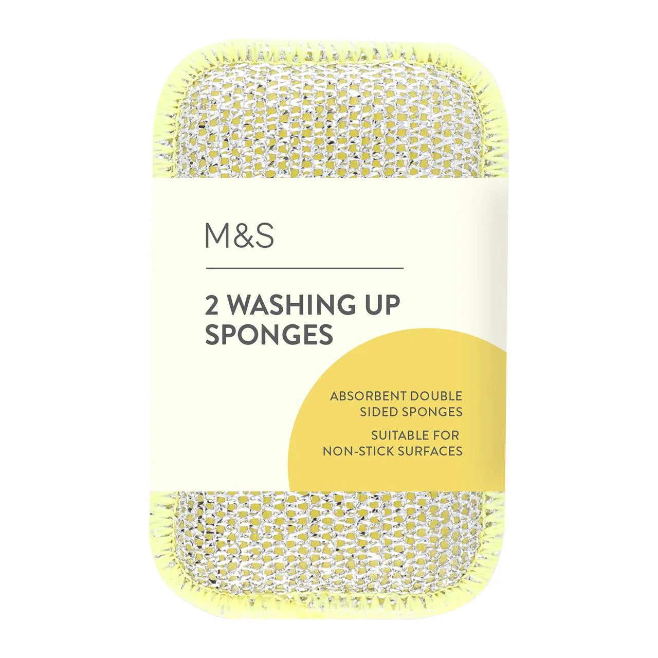 M&S 2 Washing Up Sponges 2 per pack