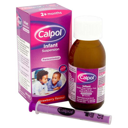 Calpol Infant Oral Suspension Strawberry 2+ Months 100ml