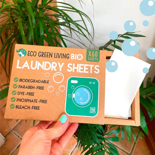 Eco Green Living Non Bio Laundry Sheet Un-scented 60 per pack