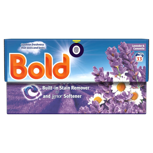 Bold 3in1 Pods Washing Capsules Lavender & Camomile 33 Washes