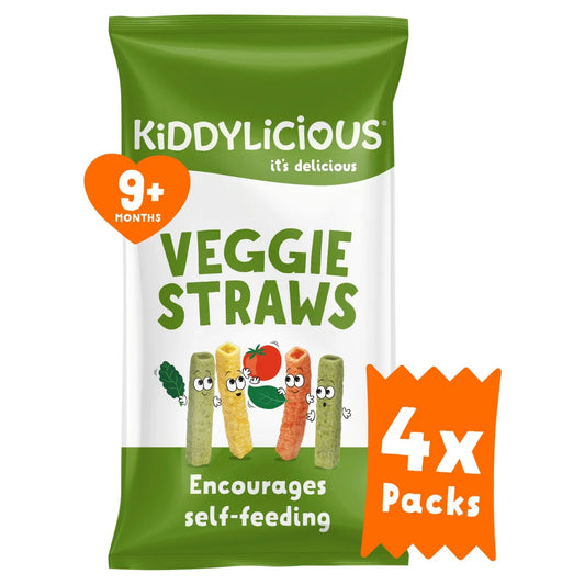 Kiddylicious Veggie Straws Baby Snacks Multi