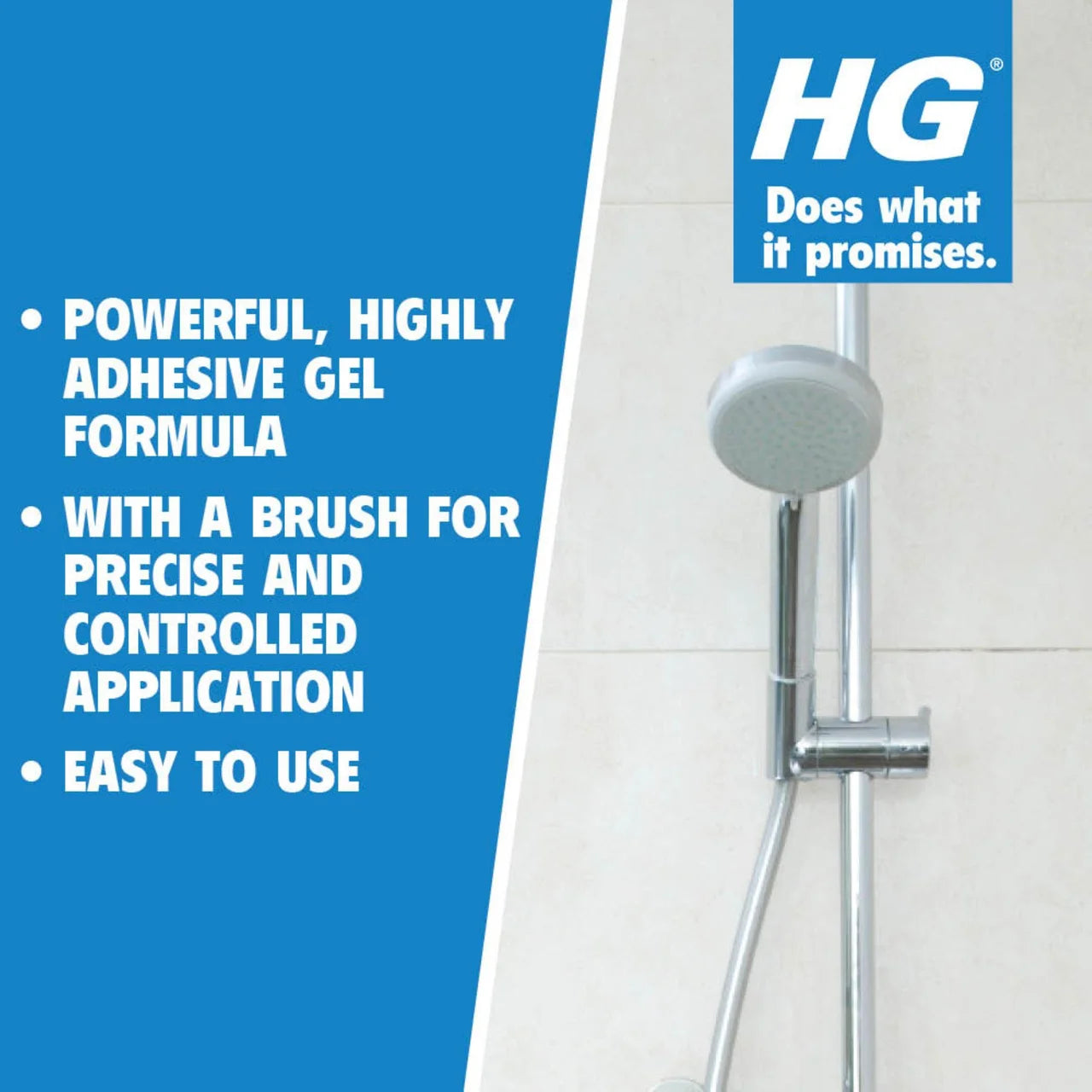 HG Power Gel Brush Limescale Remover 250ml