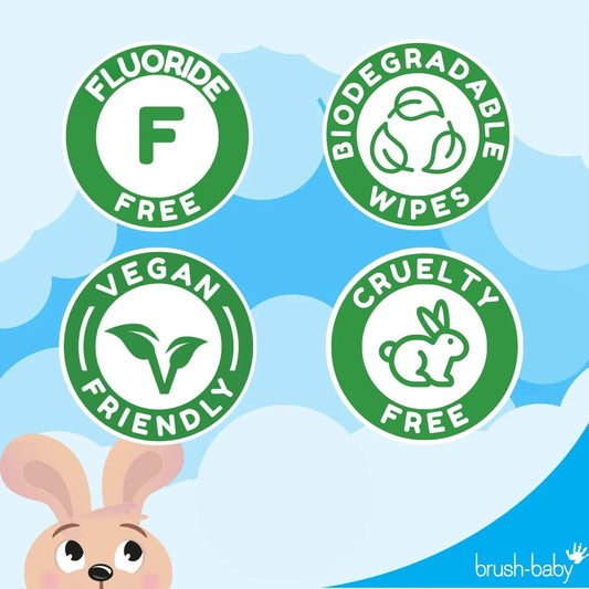 Brush-Baby Teething Wipes , 20 per pack
