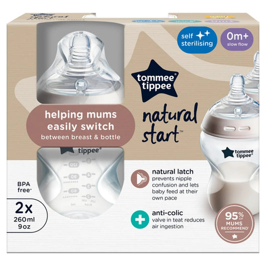 Tommee Tippee Natural Start Bottles 2 per pack