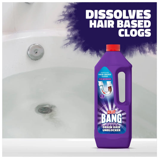 Cillit Bang Hair Drain Gel Unblocker 1L