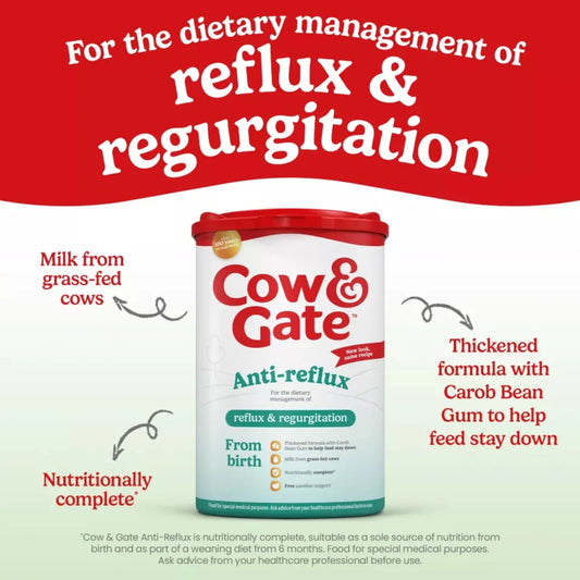 Cow & Gate Anti-Reflux Baby Milk Formula Powder from Birth 800g