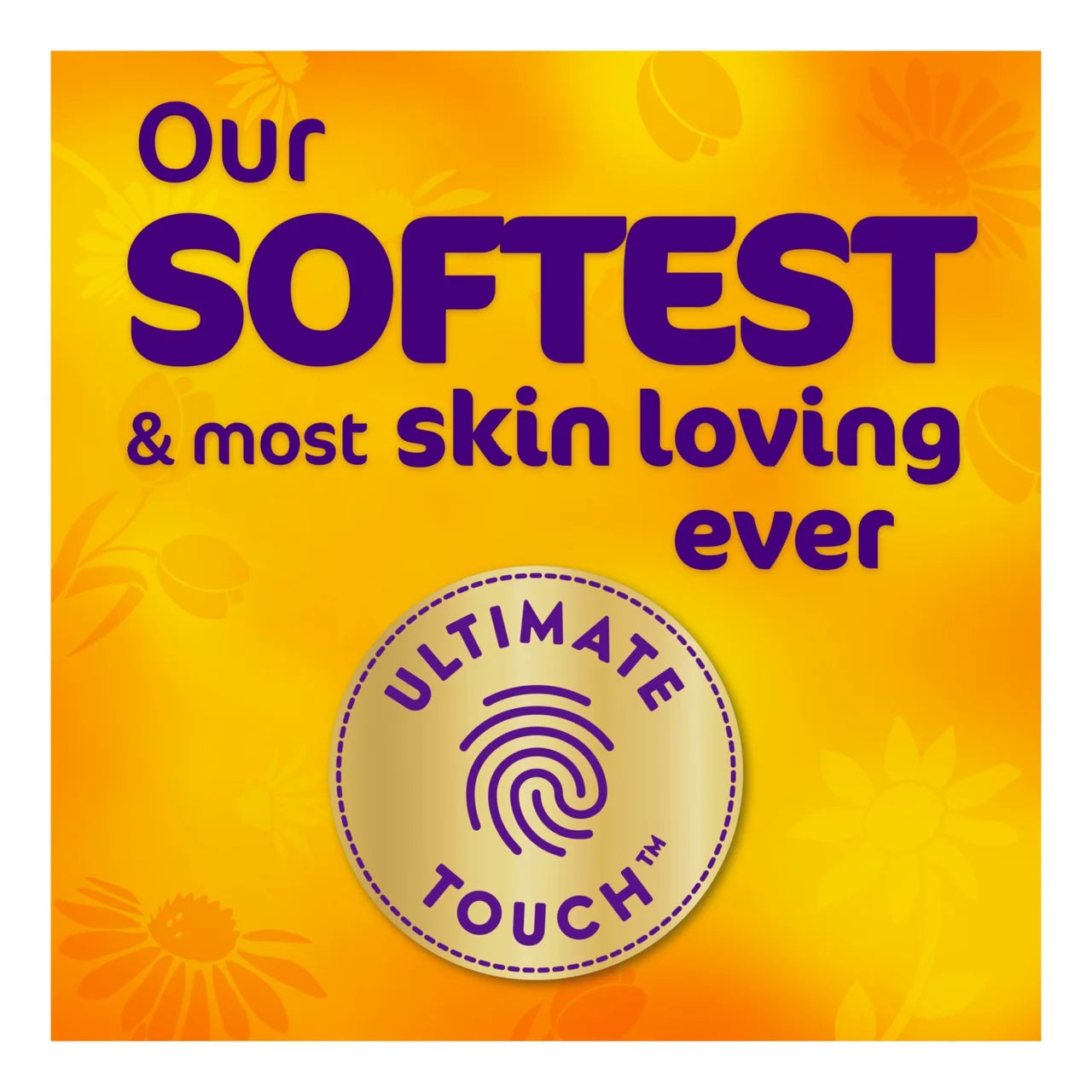 Cushelle Quilted Sunshine Daisy Toilet Roll, 50% More Sheets 6 per pack