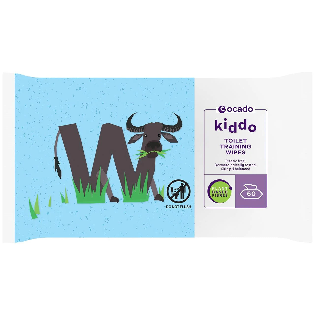 Ocado Kiddo Toilet Training Wipes 60 per pack