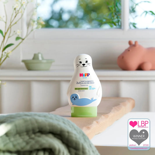 HiPP Kids Soft and Smooth All-In-One Seal Body Wash 200ml