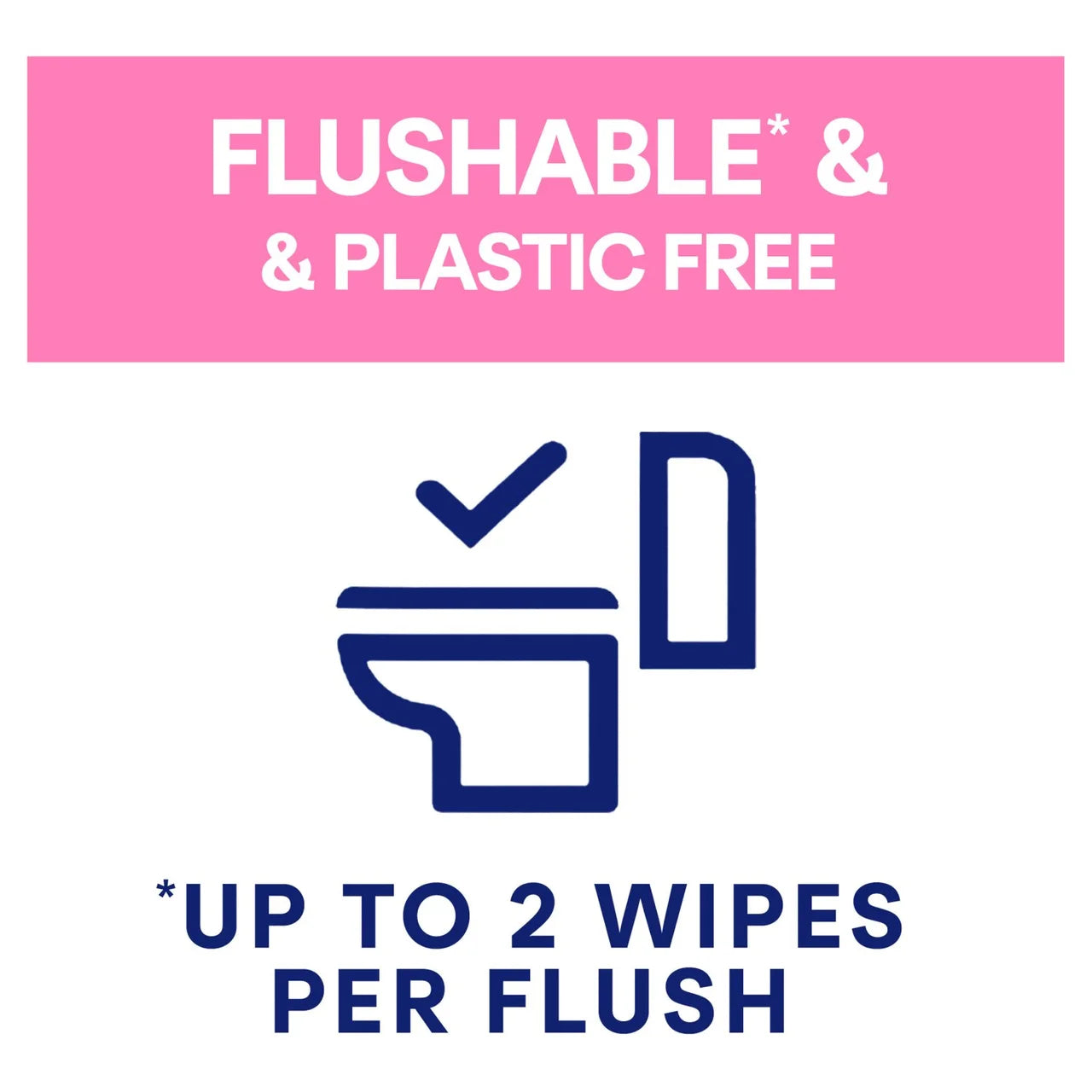 Andrex Fresh and Sensitive Flushable Hygiene Wipes 30 per pack