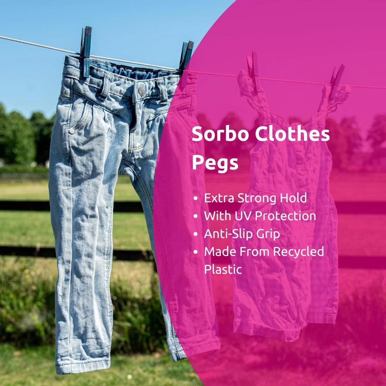 Sorbo Recycled Pegs Pack