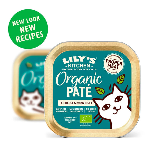 Lily's Kitchen Organic Chicken with Fish Dinner for Cats 85g