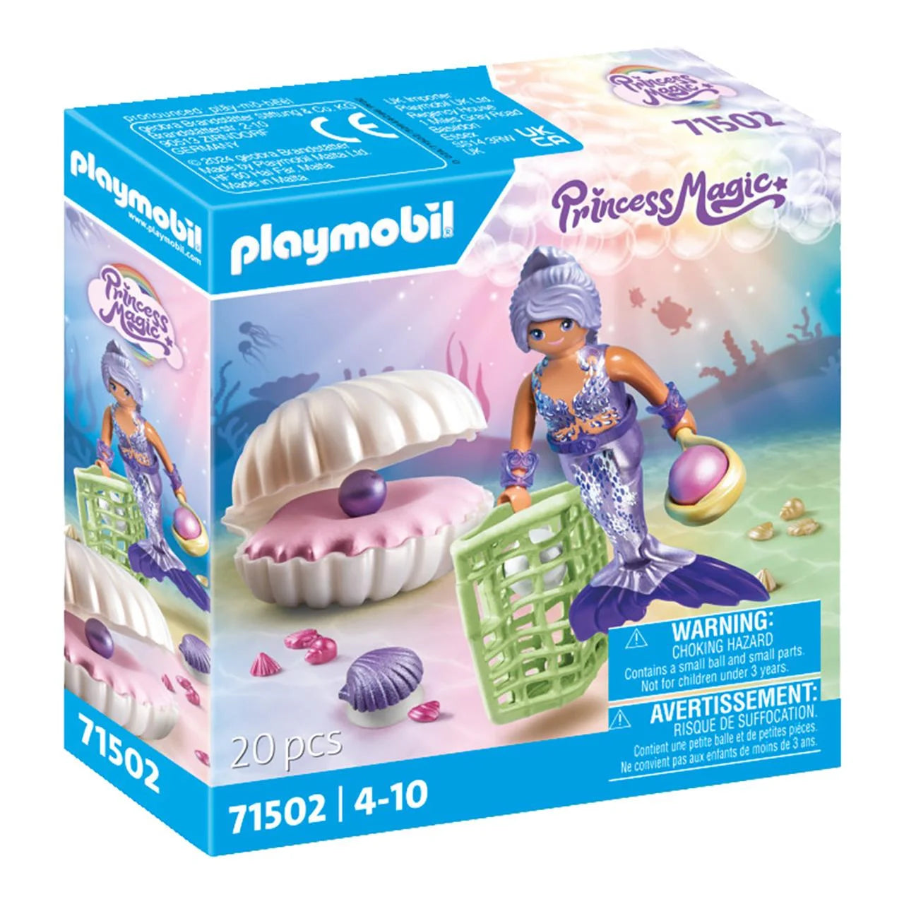 Playmobil 71502 Princess Magic, Mermaid with Pearl Seashell