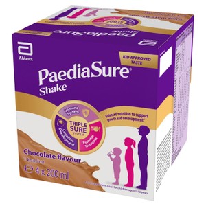 PaediaSure Shake Chocolate Nutritional Supplement Drink, 1-10 Yrs Multipack