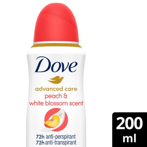 Dove Women Advanced Antiperspirant Deodorant Peach and White Blossom