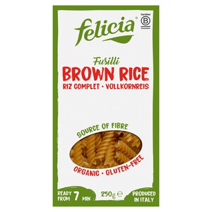 Felicia Gluten Free Pasta Organic Brown Rice Fusilli