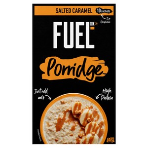 FUEL 10K  Salted Caramel Protein Porridge Oat Cereal Sachets