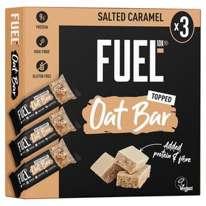 FUEL 10K Salted Caramel Protein Cereal Oat Bars