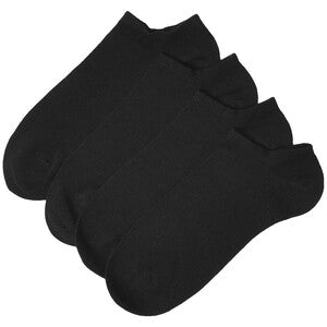 M&S Womens Collection Sumptuously Soft Trainer Liners, 5 Pack, 6-8, Black