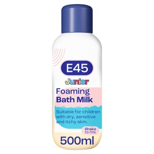 E45 Dermatological Junior Foaming Bubble Bath Milk - Baby & Kids Wash