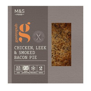 M&S Chicken, Leek & Smoked Bacon Pie