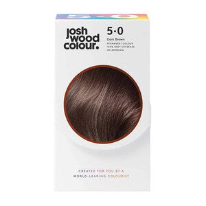 Josh Wood Colour Permanent Hair Colour Kit Shade 5.0 (Dark Brown)
