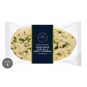 M&S Extra Virgin Olive Oil & Garlic Flatbread