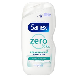 Sanex Zero% Relaxing Normal Skin Bubble Bath Soak