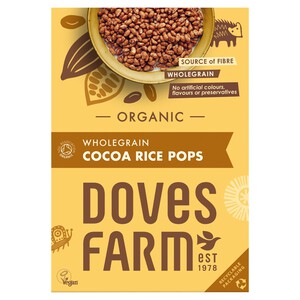 Doves Farm Organic Wholegrain Cocoa Rice Pops
