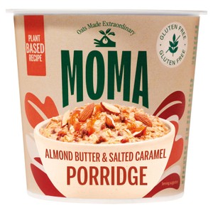 MOMA Gluten Free Almond Butter & Salted Caramel Jumbo Oat Porridge Pot