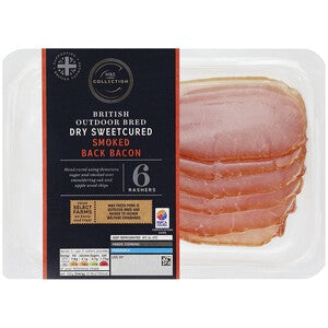 M&S Dry Sweetcured Smoked Back Bacon
