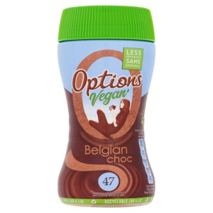 Options Vegan Belgian Hot Chocolate Jar