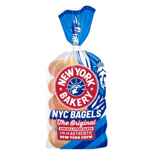 New York Bakery Co. Plain Bagels