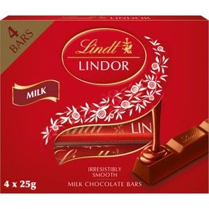 Lindt Lindor Milk Chocolate Bars