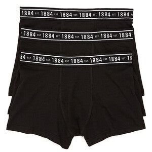 M&S Boys Cotton with Lycra Trunks, 6-7 Years, Black