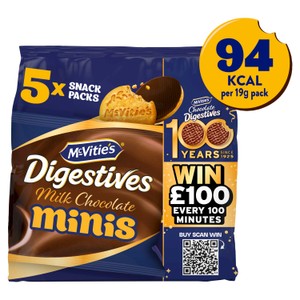 McVitie's Chocolate Digestive Mini Biscuits Multipack