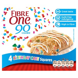 Fibre One 90 Calorie Birthday Cake Bars