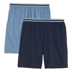 M&S 2 Pack Pure Cotton Pyjama Shorts, L