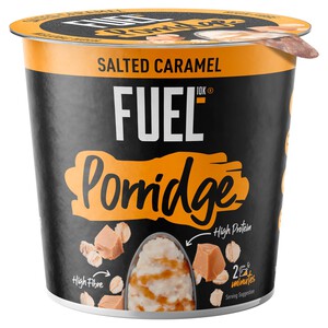 FUEL 10K High Protein Salted Caramel Porridge Oat Cereal Pot
