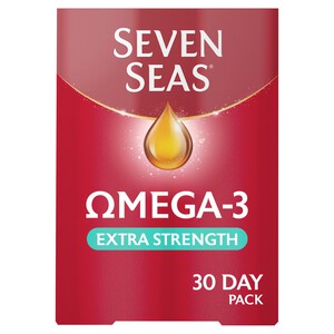 Seven Seas Omega-3 Fish Oil Extra Strength with Vitamin D 30 Capsules