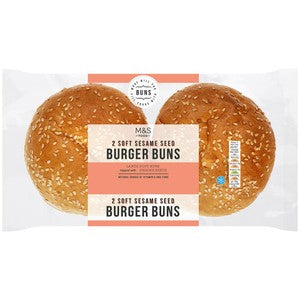 M&S 2 Sesame Seed Buns