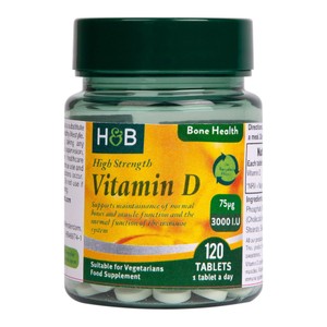 Holland & Barrett Vitamin D 3000 I.U. 75ug