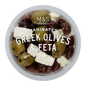 M&S Halkidiki Kalamata Olives & Feta