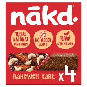 nakd. Bakewell Tart Fruit & Nut Bars Multipack