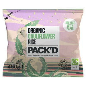 PACK'D Organic Cauliflower Rice