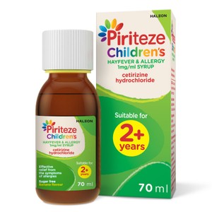 Piriteze Childrens Hayfever & Allergy Syrup 2 years+
