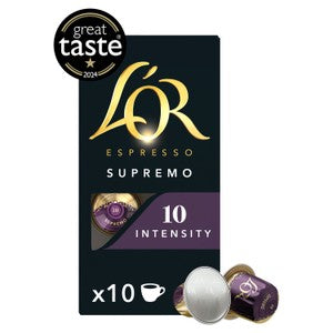 L'OR Espresso Supremo Intensity 10 Coffee Capsules